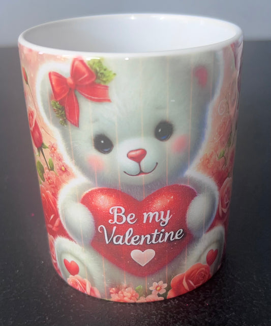 11oz Bear Be My Valentine Mug