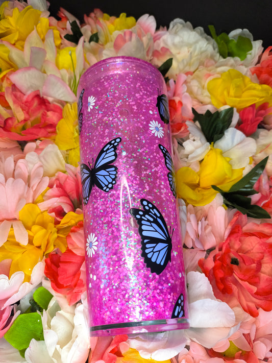 24oz Butterfly Snowglobe